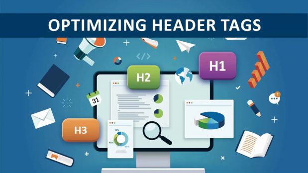 Hình minh họa cách sử dụng thẻ heading H1 đến H6 trong một bài viết chuẩn SEO